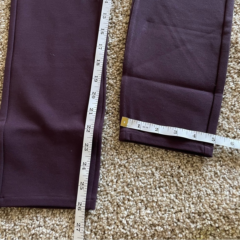 NWOT SPANX The Perfect Pants Women’s M Purple Classic Pull on Trousers 20202R - Picture 10 of 12
